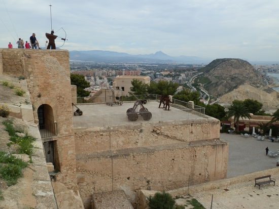 Und lag dazu noch hoch über der Stadt