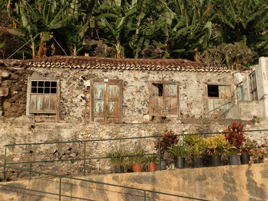 Aussicht nach hinten auf einen Hügel