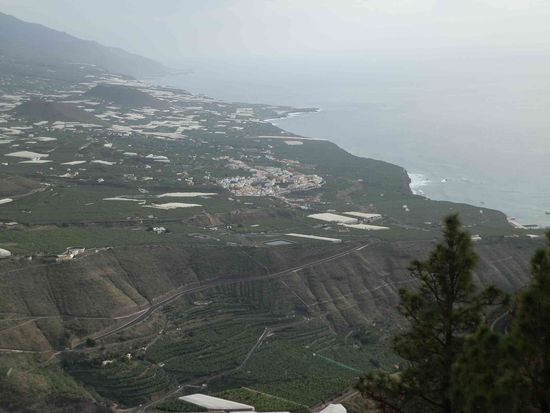 Die Küste ist schon in Sicht aber sie ist noch weit weg