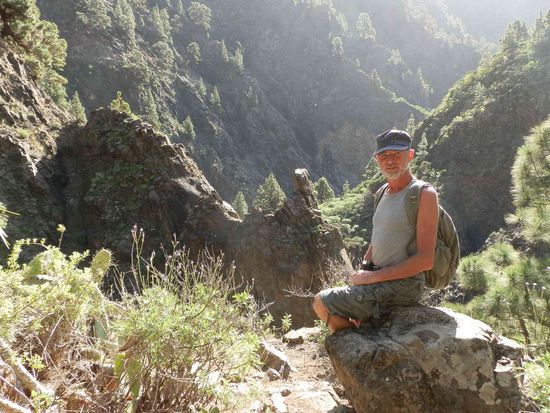 Zwischendurch gehts auch mal wieder hinauf