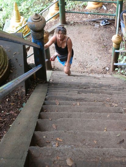 Das sind erst die ersten 100 Stufen und teilweise Kniehoch!
Was hatte ich nur getan??