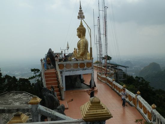 Die Aussicht auf den Buddha hat schon was