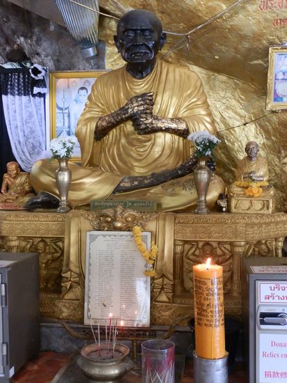 Eine Wachsfigur - sehr gut gemacht