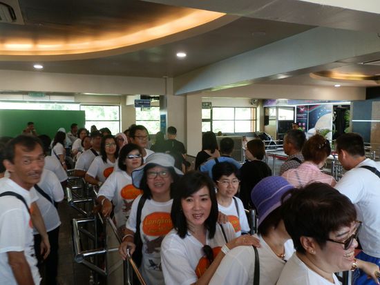 Es ist schon recht viel los - erstmal anstellen