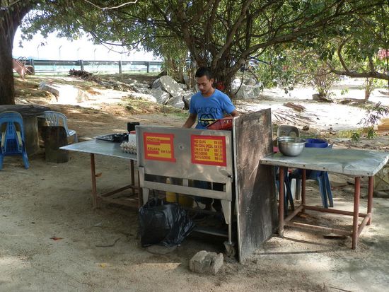 Eins der vielen kleinen Stände