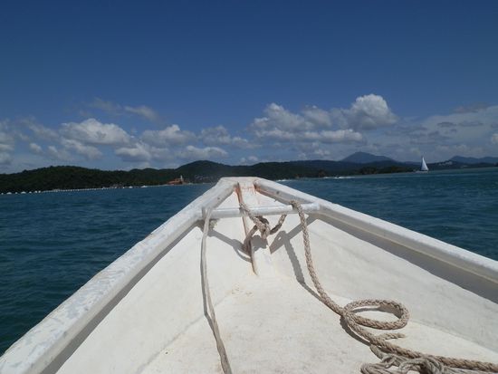 Ich sagte ja schon - wir sind übers Wasser geflogen
Mann konnte die Aussicht kaum genießen aber so ein Ritt war schon mal echt klasse