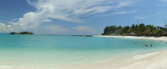 So eine kleine Insel und soviel Strand