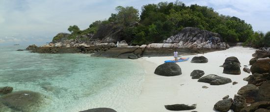 Die eine Seite der Insel