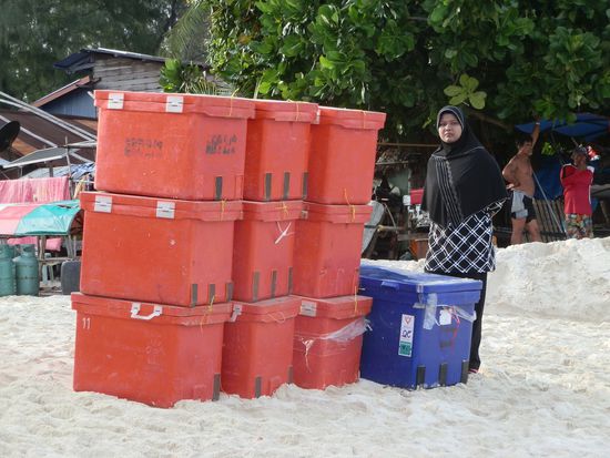 Und Fisch - hier geht keiner mehr fischen
Alle haben sich nur dem Verkauf verschrieben