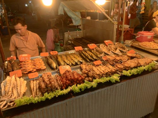 Viele Fische vom Grill