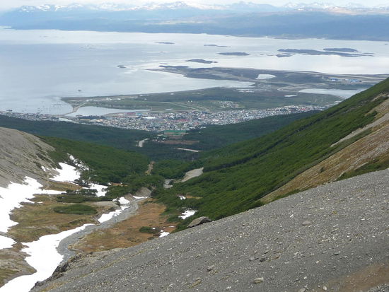 Aussicht auf Ushuaia