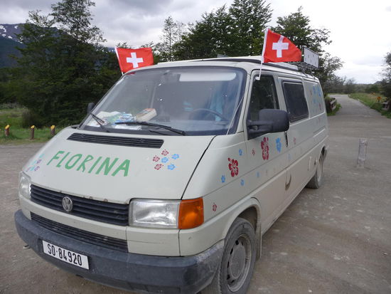 unsere treue Begleiterin "Florina" am Ende der Ruta 3