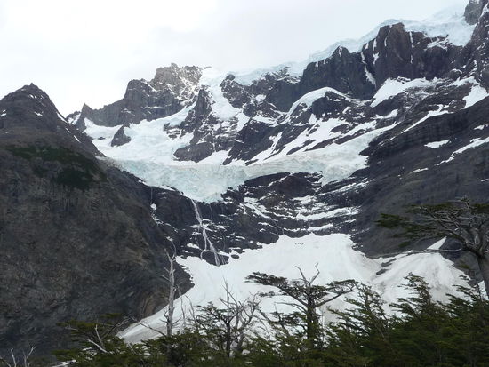 Gletscher in Valle Frances