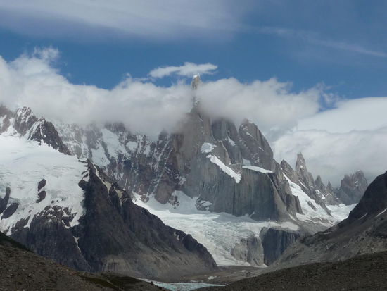 Wolkenvorhang am Fitz Roy