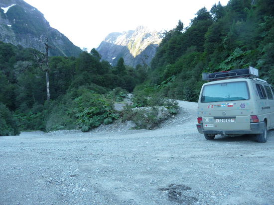 Übernachtungsplatz an der Strasse