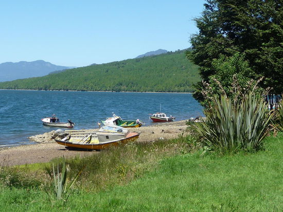 Hafen bei Puyuhuapi