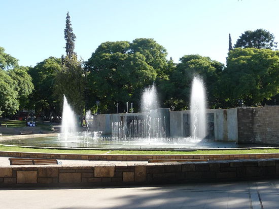 Plaza Independencia im Zentrum von Mendoza