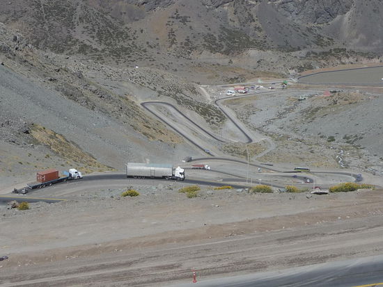 wieder runter in Chile