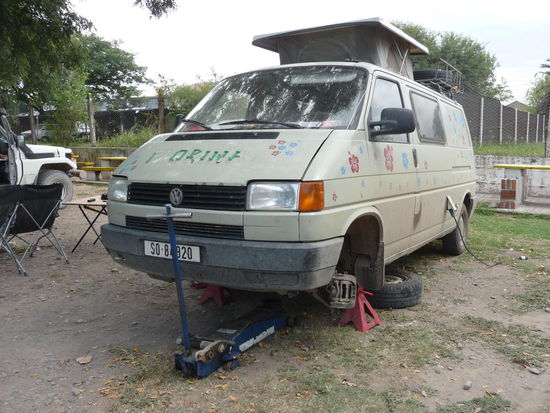 Florina bekommt neue Stossdämpfer und Bremsbeläge