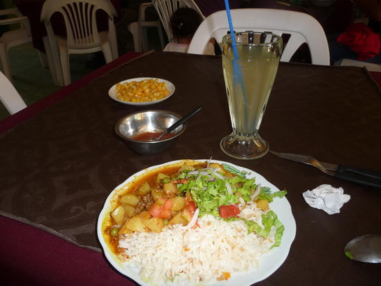 Mittagessen für knapp 2 Franken mit Getränk