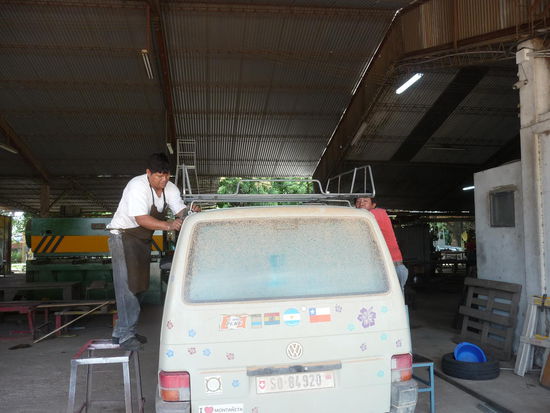 Florina hat wieder einen Dachträger