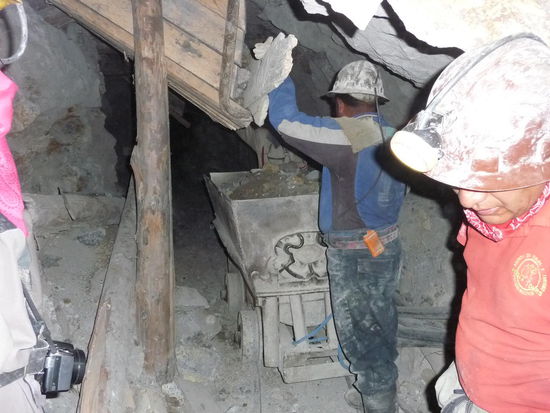 Mineure bei der Arbeit