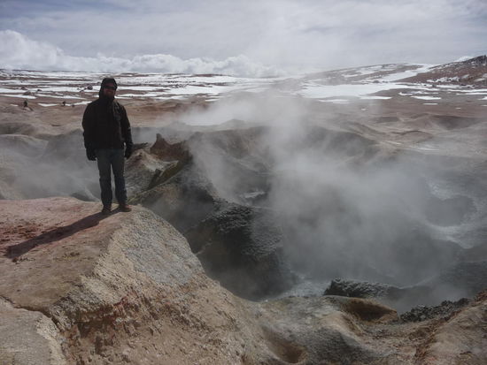 Rauchende Geisyre...