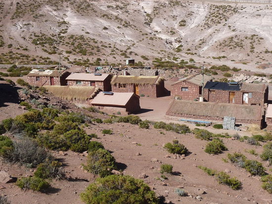 kleines Dorf auf dem Weg nach San Pedro