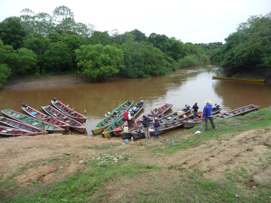 Nun gehts weiter per Boot
