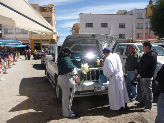 Autoweihe in Copacabana