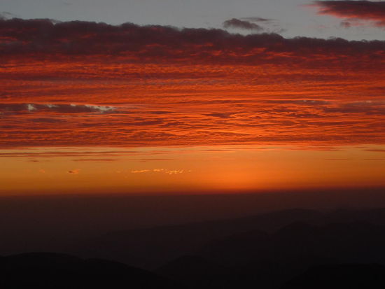 Der Himmel auf dem Weg nach Nasca
