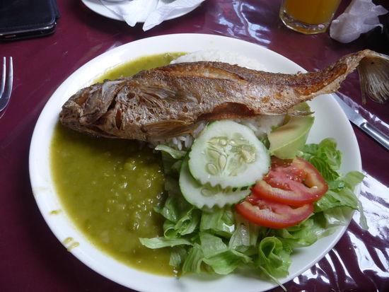 Mittagessen in Ecuador
