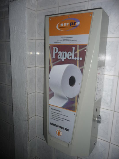 WC Papierautomat ab 10 Cents