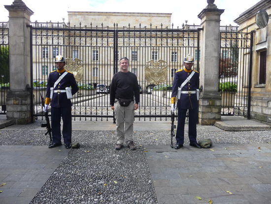 Beim Präsidentenpalast