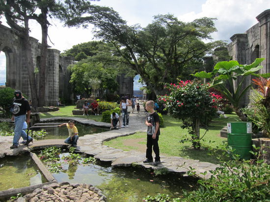 Die Ruinen von innen