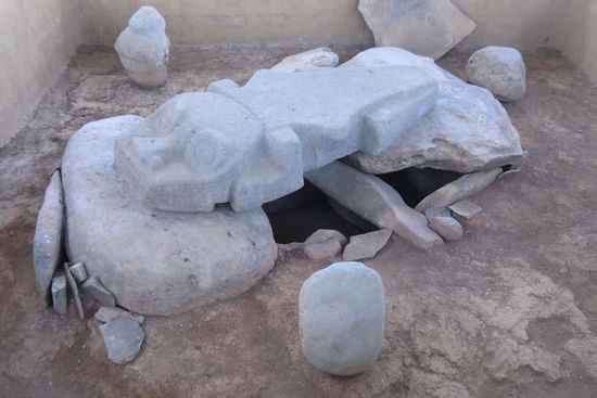 Neben menschlichen Figuren wurden auch viele Tiere gefunden. Erstaunlicherweise auch ein Krokodil, obwohl das Tier in der Bergregion nicht vorkommt.