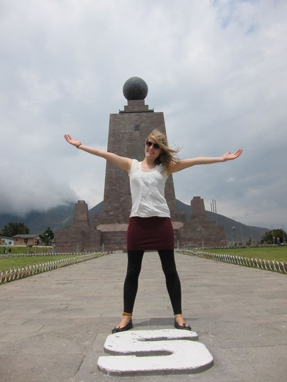 Nun sind wir auf der Südhalbkugel der Erde!