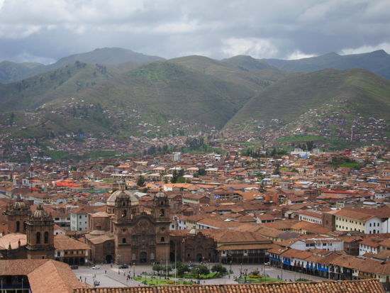 Cusco mit dem zentralen Plaza de Armas