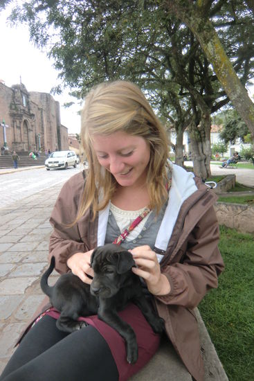 Und weils so schön ist, noch ein Tier...ja wir fassen alles an 