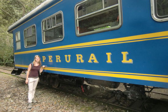 So konnten wir doch noch die entspannte Fahrt im Zug miterleben.