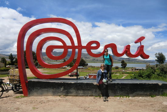 An der Grenze Peru-Bolivien.