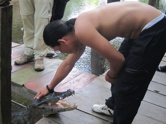 Unser Guide lässt mal wieder den Macker raushängen