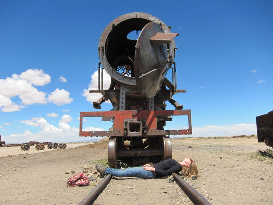 Ein Zeugnis der Eisenbahngeschichte Boliviens