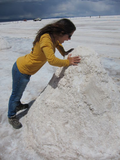 Zum Abbau werden diese Türmchen gebildet, die Miri gerne alle aufessen würde, vielleicht mit ein paar Nudeln 