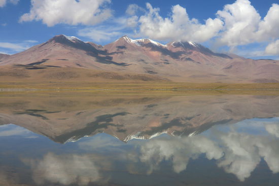 Wir kamen an mehreren Lagunen vorbei. Diese hier spiegelte besonders schön die Umgebung.