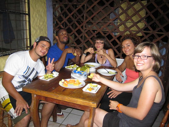 Es wohnen immer ca. 10 Personen aus der ganzen Welt im Haus, hat aber in den paar Wochen auch immer wieder gewechselt