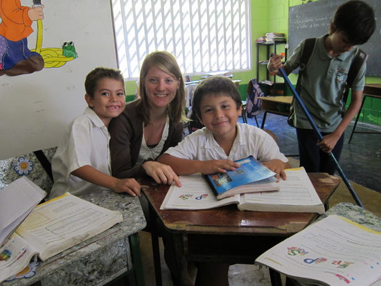 Am letzten Tag in der Schule mit Ian und Yariel