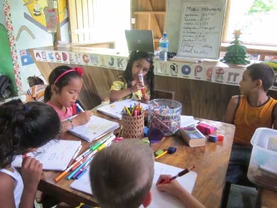 Ich hab meistens mit den Jüngeren gearbeitet (6-9 Jahre)