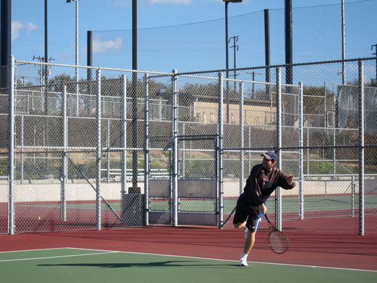 Tennis mit Boris Becker...äh Stefan 