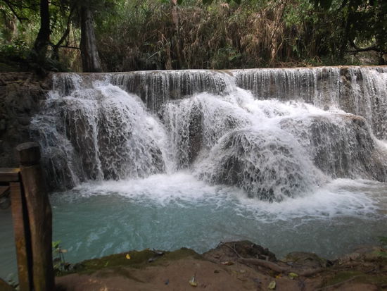 Der sprudelnde Wasserfall